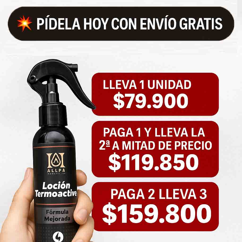 Loción Termoactiva - Elimina el dolor