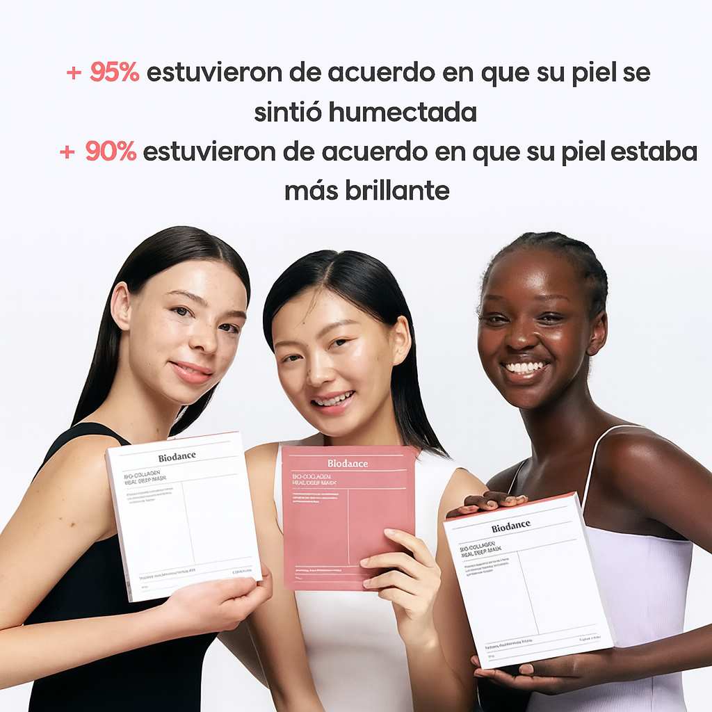 Mascarilla Prufunda Coreana de Bio-Colágeno (4 unds)