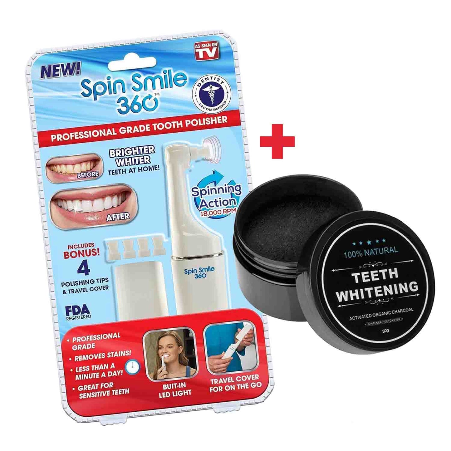 Combo Quita Manchas: Pulidor Dental + Obsequio Blanqueador