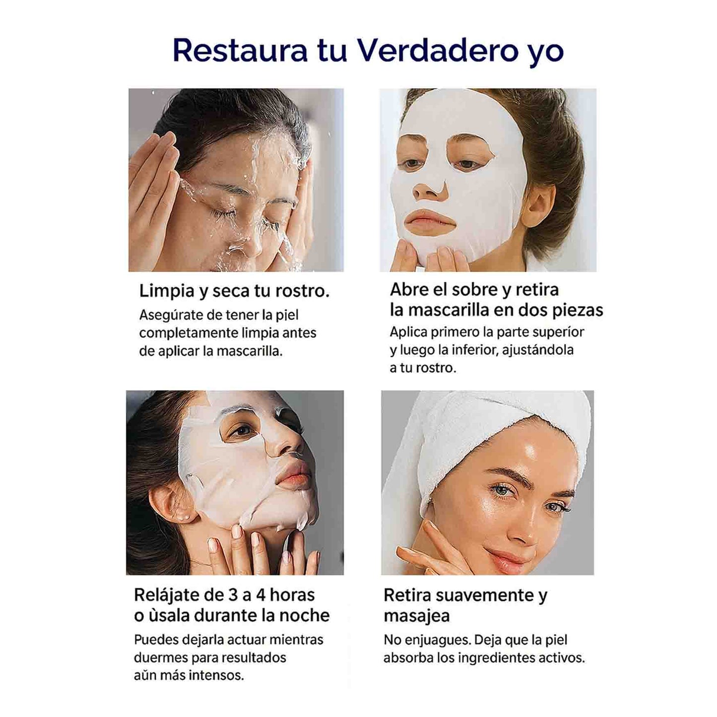 Korean Mascarilla de Bio-Colágeno Set x5