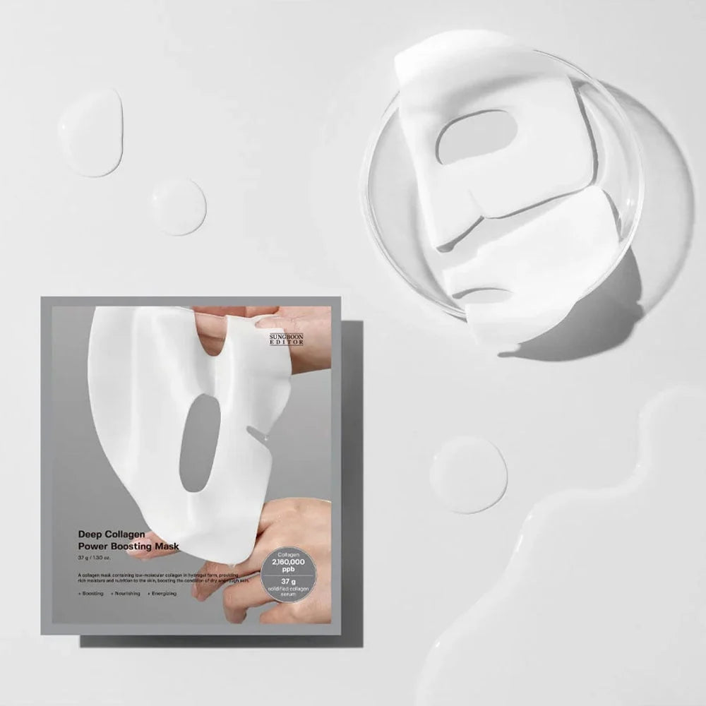 Korean Mascarilla de Bio-Colágeno Set x5