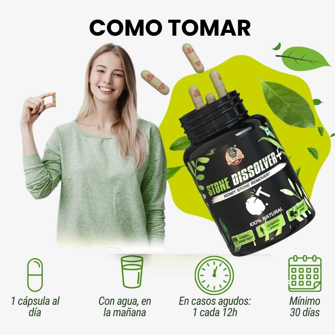 Stone Dissolver + Suplemento Renal Natural