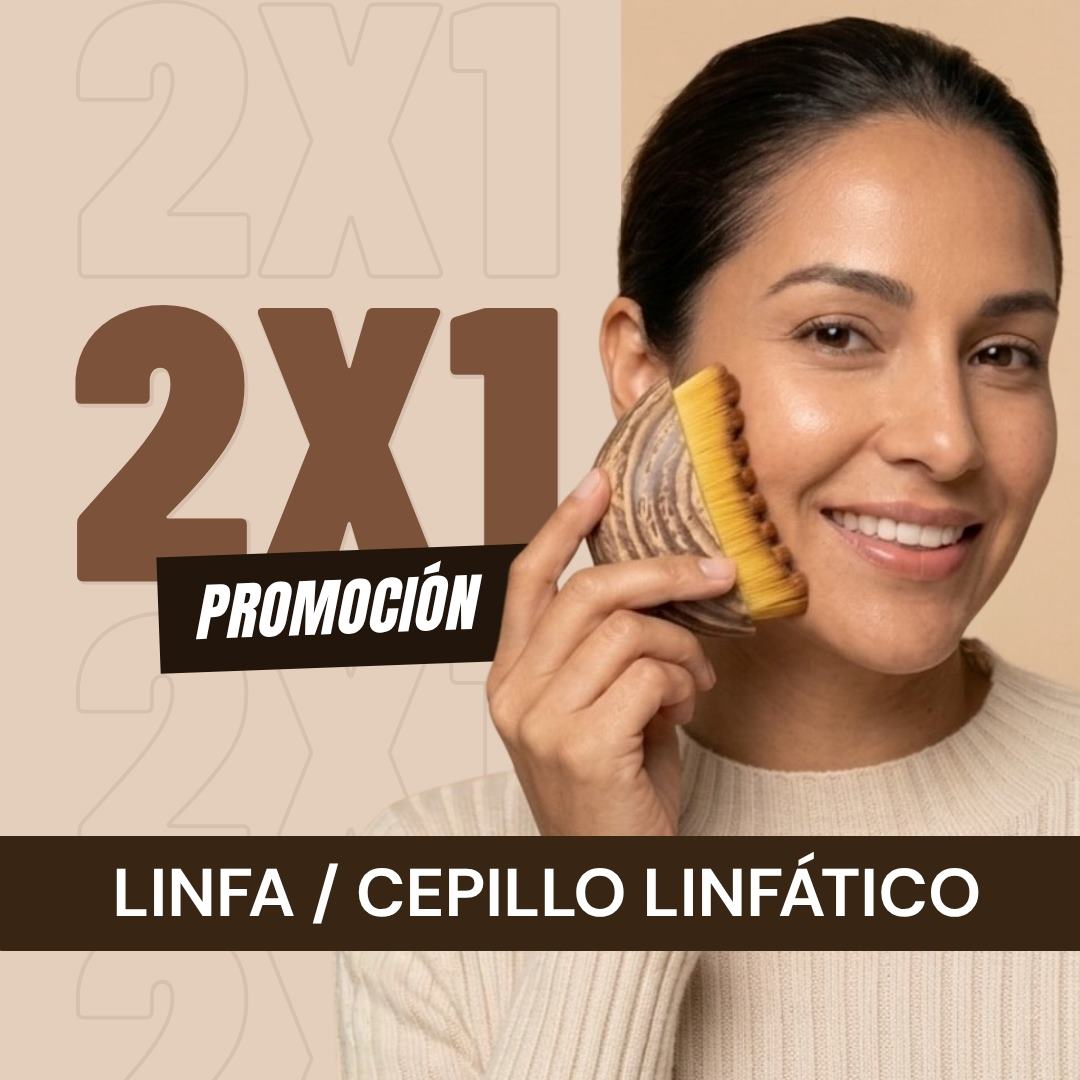 2x1 LINFA - Cepillo facial linfático.