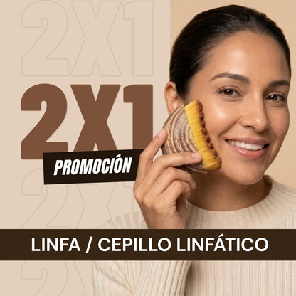 2x1 LINFA - Cepillo facial linfático.
