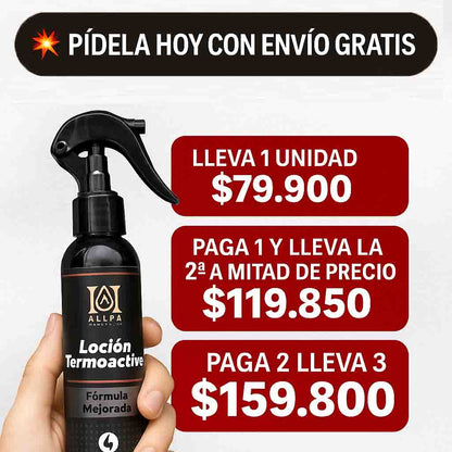 Loción Termoactiva - Elimina el dolor