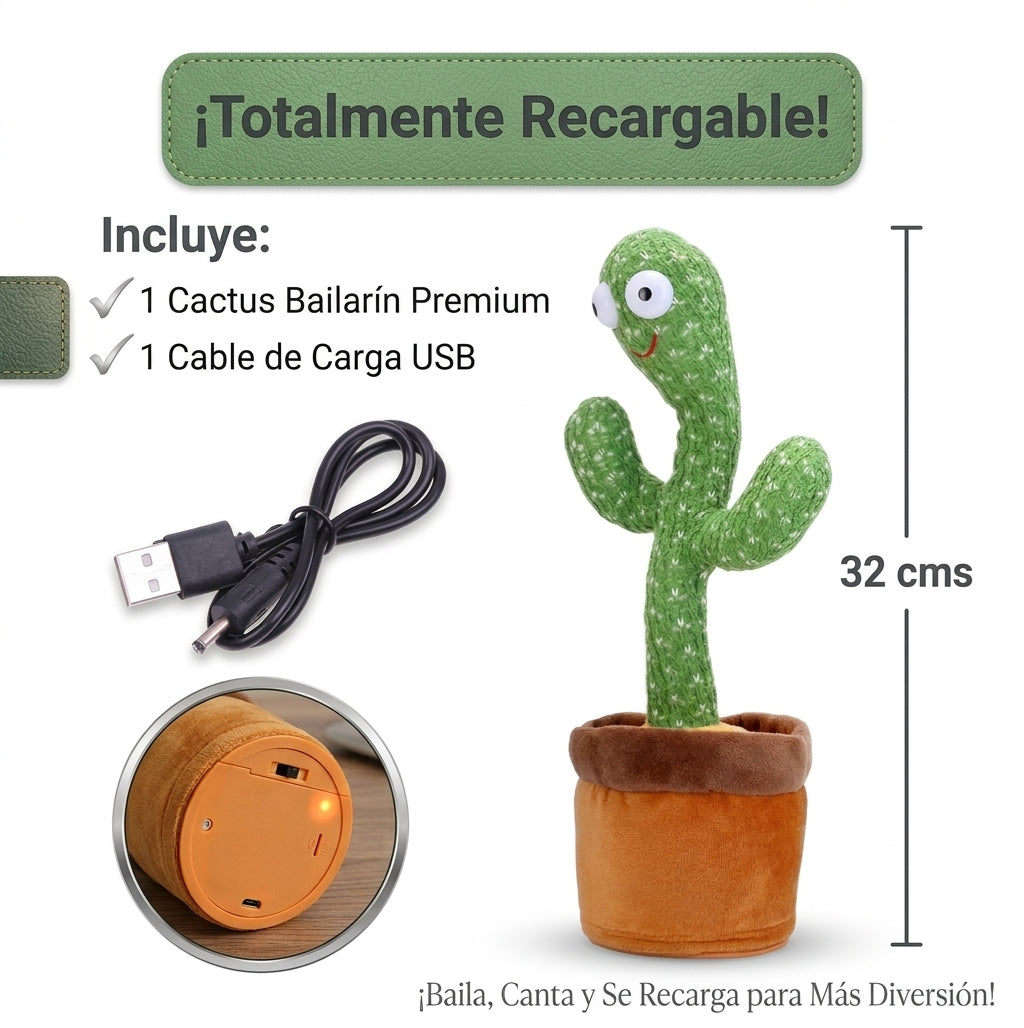 Cactus Bailarín e imitador de voz