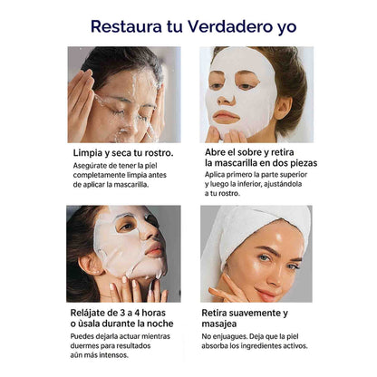 Korean Mascarilla de Bio-Colágeno Set x5