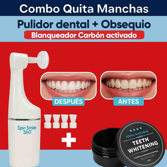 Combo Quita Manchas: Pulidor Dental + Obsequio Blanqueador