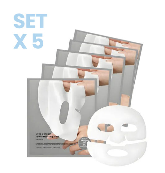 Korean Mascarilla de Bio-Colágeno Set x5