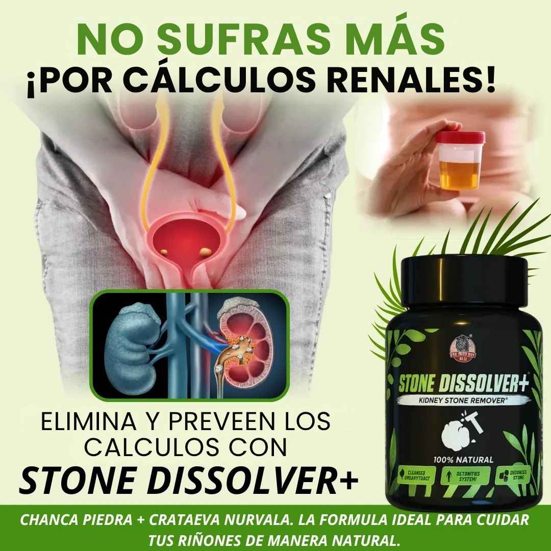 Stone Dissolver + Suplemento Renal Natural