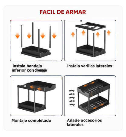 Ordena+ Organizador 2 niveles