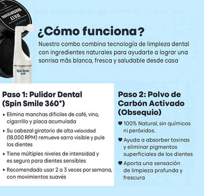 Combo Quita Manchas: Pulidor Dental + Obsequio Blanqueador
